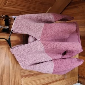 Pink Sherpa Hoodie!!